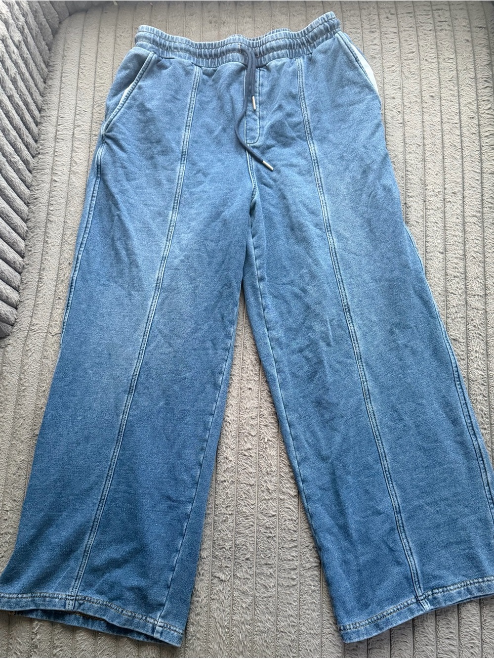 HALARA Light Blue Wide Leg Jeans
